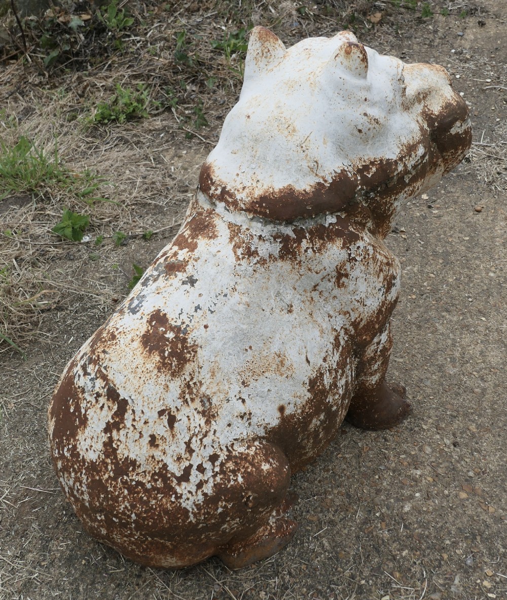 Large Outdoor Weathered Cast Iron Hippopotamus  View VIII