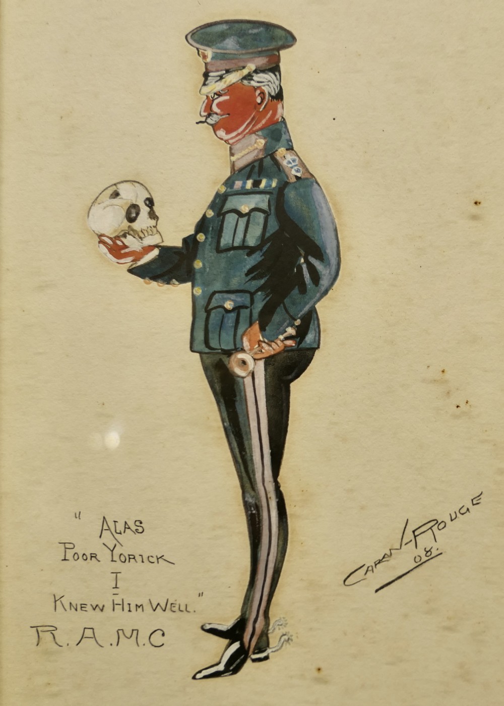 A Caran Rouge Signed Watercolour Painting from1908 View III