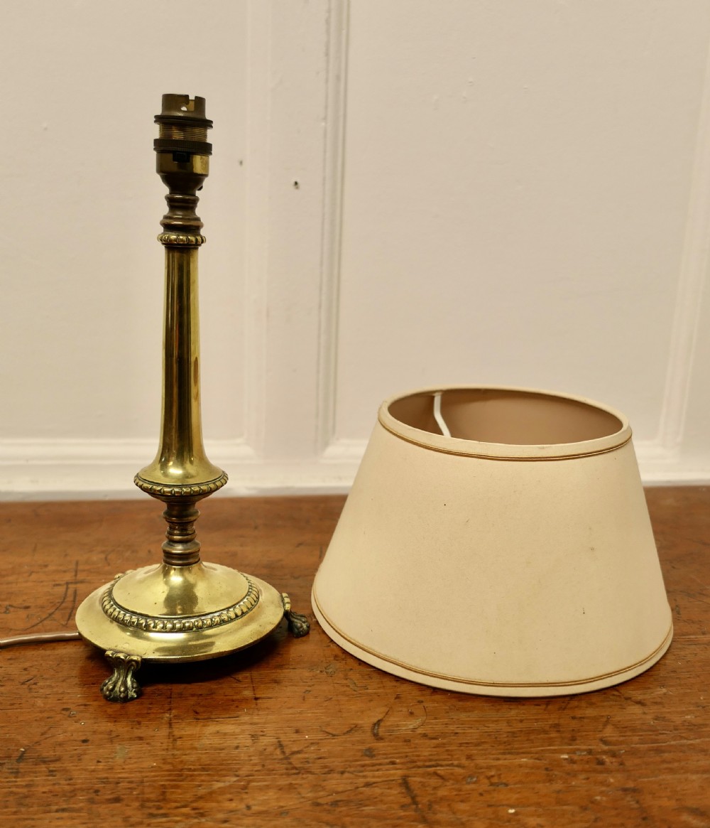 Pretty Brass Table Lamp View V