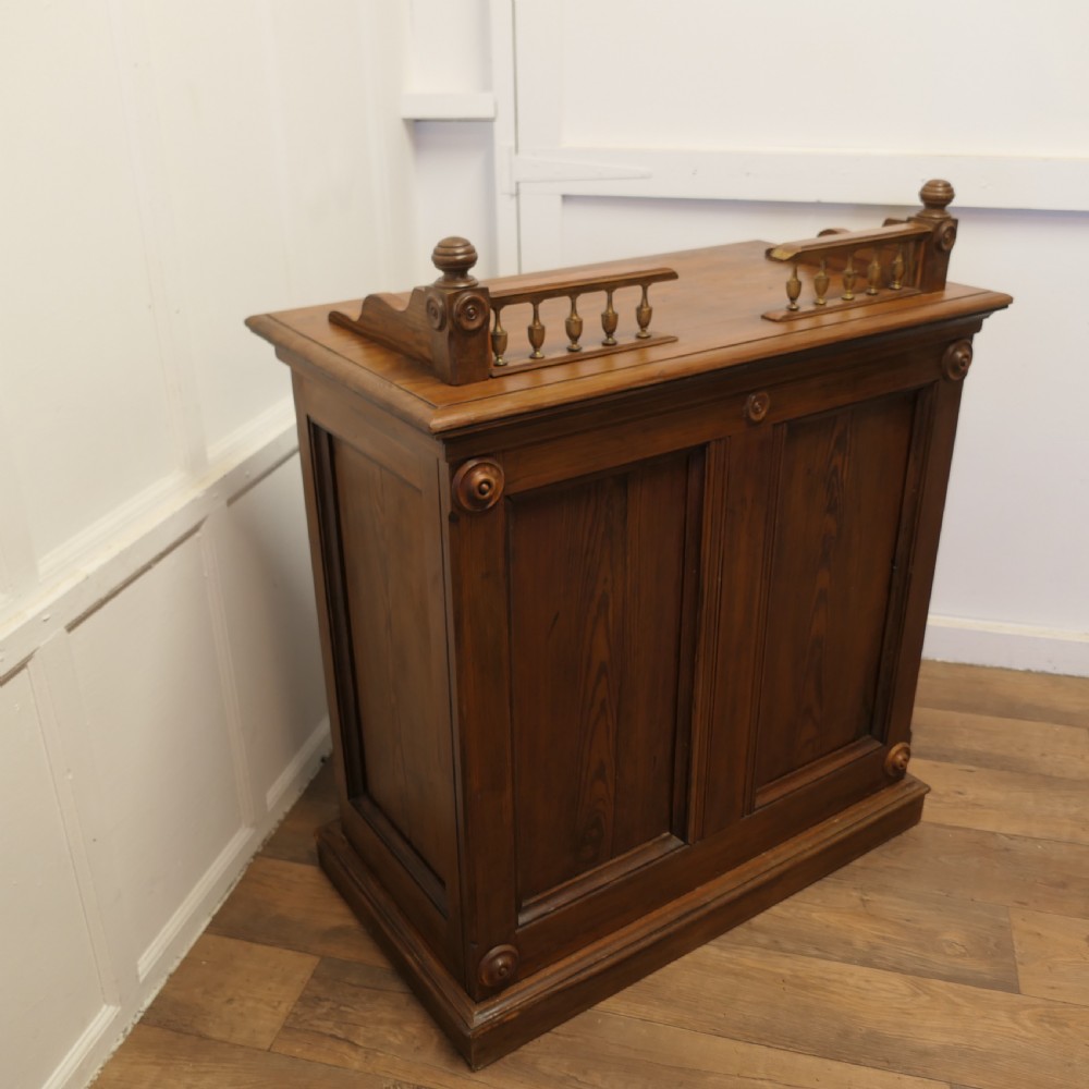 Pitch Pine Hotel Restaurant Reception Hostess Greeting Station, Greeter View III