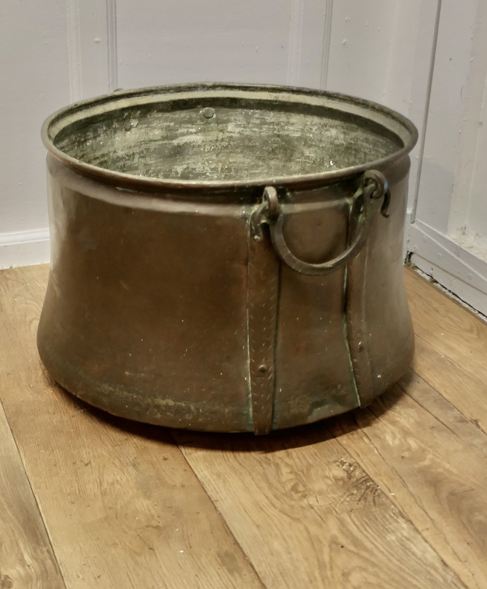 Large Georgian Copper Cauldron  