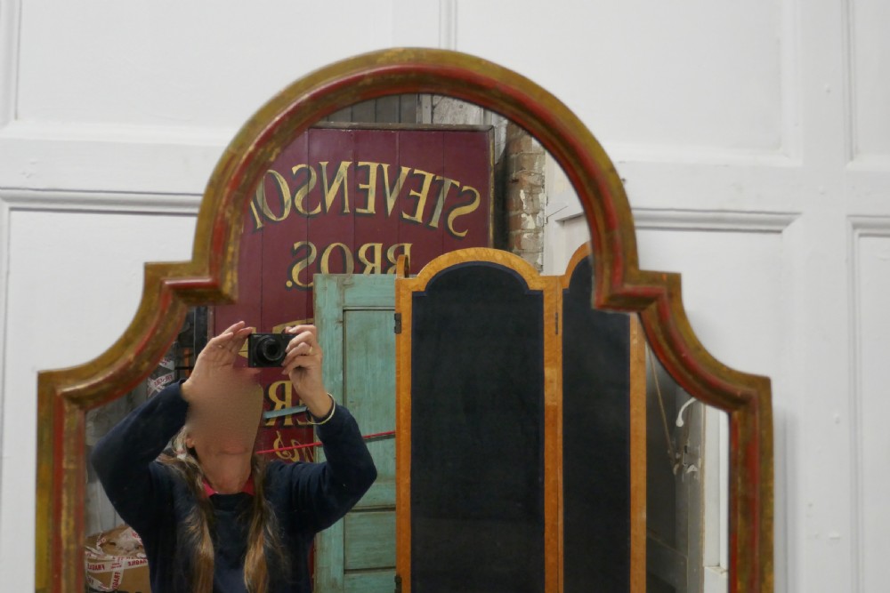 19th Century French Wall Mirror View VI