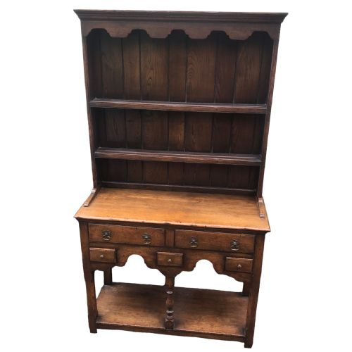 GEORGIAN STYLE TITCHMARSH & GOODWIN COUNTRY OAK DRESSER 