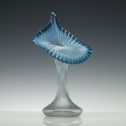 19TH CENTURY BLUE JACK IN THE PULPIT VASE C1890 - ADDITIONAL PHOTO 2