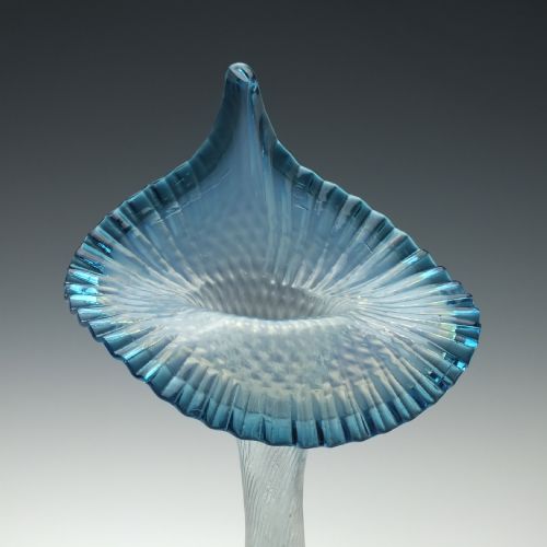 19TH CENTURY BLUE JACK IN THE PULPIT VASE C1890 - ADDITIONAL PHOTO 7