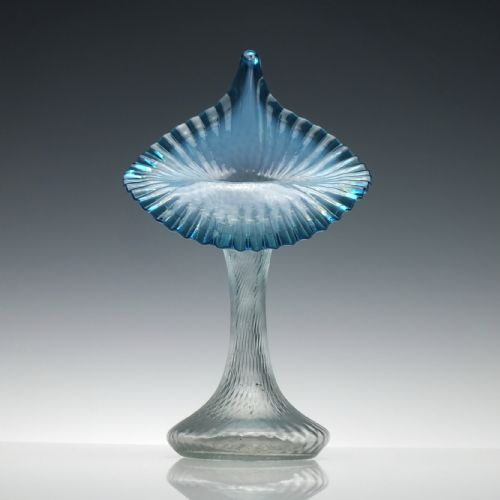 19th century blue jack in the pulpit vase c1890 - CATEGORY: ANTIQUE GLASS - DATED 19TH CENTURY