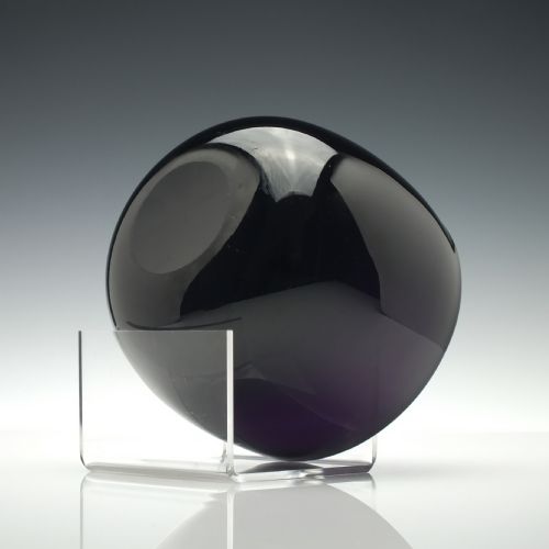 PAIR OF 19TH CENTURY AMETHYST GLASS FINGER BOWLS C1830 - ADDITIONAL PHOTO 4