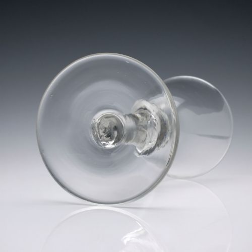 LARGE GEORGIAN BALUSTER STEM GOBLET C1730 - ADDITIONAL PHOTO 6