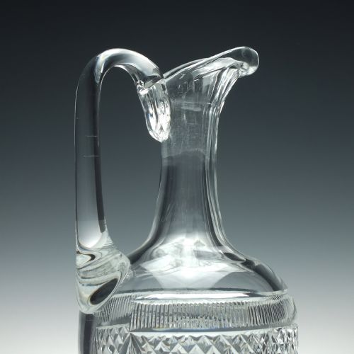 RARE EDINBURGH LEITH GLASS CLARET JUG C1910 - ADDITIONAL PHOTO 4