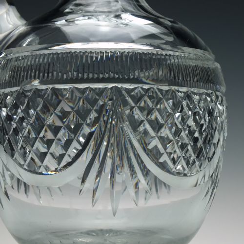 RARE EDINBURGH LEITH GLASS CLARET JUG C1910 - ADDITIONAL PHOTO 5