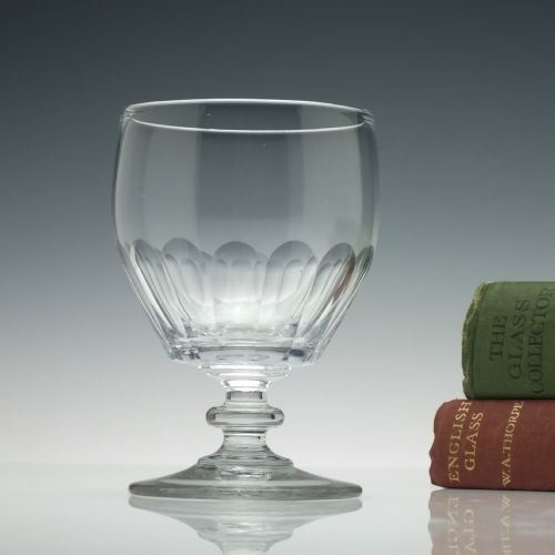 georgian incurved bucket bowl glass rummer c1820 - CATEGORY: ANTIQUE GLASS - DATED GEORGIAN