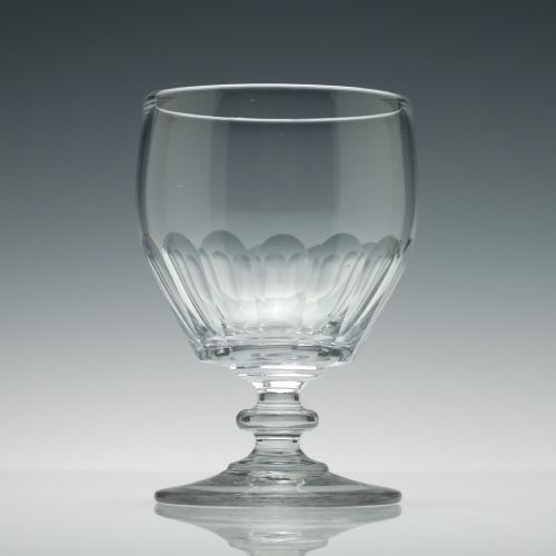 GEORGIAN INCURVED BUCKET BOWL GLASS RUMMER C1820 - ADDITIONAL PHOTO 1