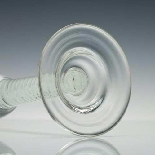 'IRISH' OPAQUE TWIST CORDIAL GLASS WITH DOMED FOOT C1760 - ADDITIONAL PHOTO 5
