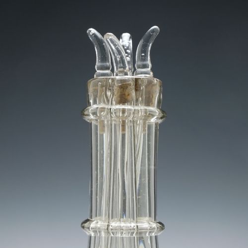 MID 19TH CENTURY SEGMENTED LIQUEUR DECANTER - ADDITIONAL PHOTO 2
