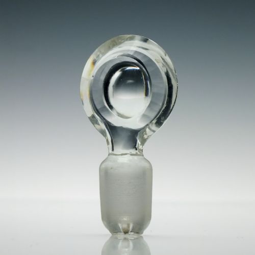PAIR OF IRISH PULLEY RING GLASS DECANTERS C1820 - ADDITIONAL PHOTO 7