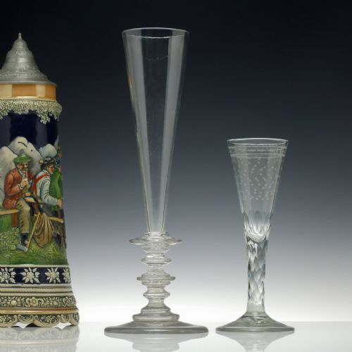 TALL MULTI KNOP CHAMPAGNE FLUTE C1800 - ADDITIONAL PHOTO 2