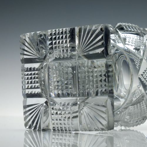 IRISH OR SCOTTISH THISTLE GLASS STANDING BOWL C1830 - ADDITIONAL PHOTO 4