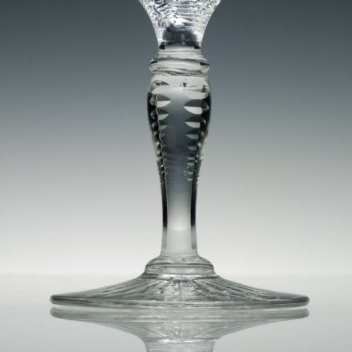 A RARE SET OF SIX 19TH CENTURY STEVENS WILLIAMS GLASS GOBLETS C1890 - ADDITIONAL PHOTO 6