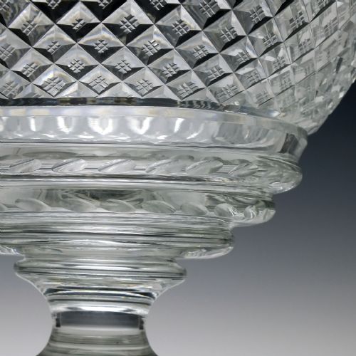 IRISH WATERFORD CUT GLASS SERVING BOWL C1840 - ADDITIONAL PHOTO 6