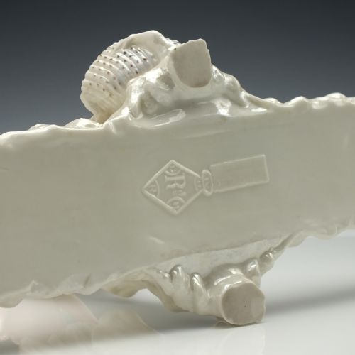 RARE PAIR OF ROYAL WORCESTER PORCELAIN TROUGH CENTERPIECES 1869 - ADDITIONAL PHOTO 10