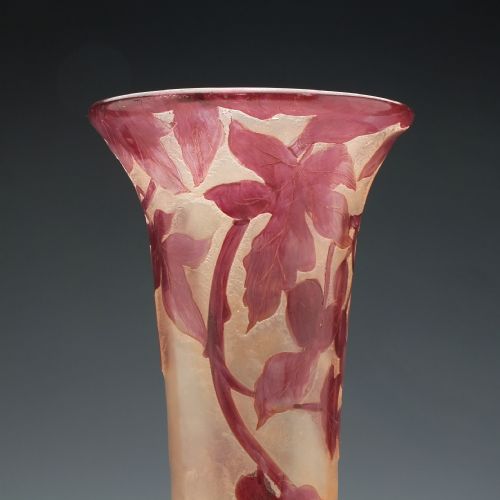 LEGRAS 'RUBIS SERIES' GLASS VASE - ADDITIONAL PHOTO 3