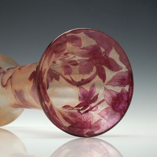 LEGRAS 'RUBIS SERIES' GLASS VASE - ADDITIONAL PHOTO 5
