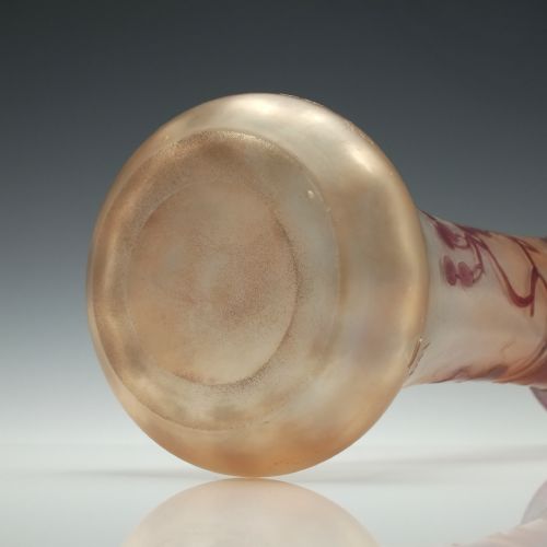 LEGRAS 'RUBIS SERIES' GLASS VASE - ADDITIONAL PHOTO 6