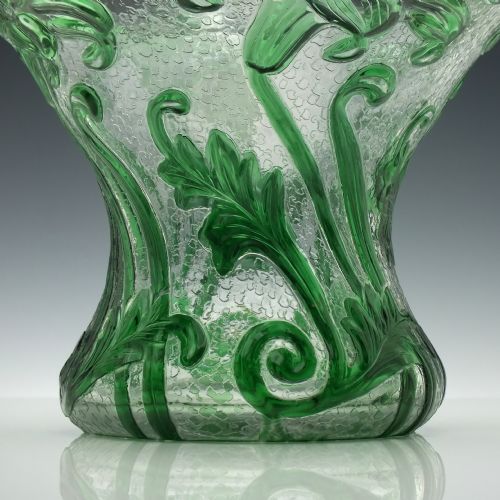 LARGE THOMAS WEBB SONS CAMEO FLEUR VASE C1930 - ADDITIONAL PHOTO 4