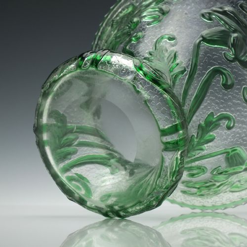 LARGE THOMAS WEBB SONS CAMEO FLEUR VASE C1930 - ADDITIONAL PHOTO 6