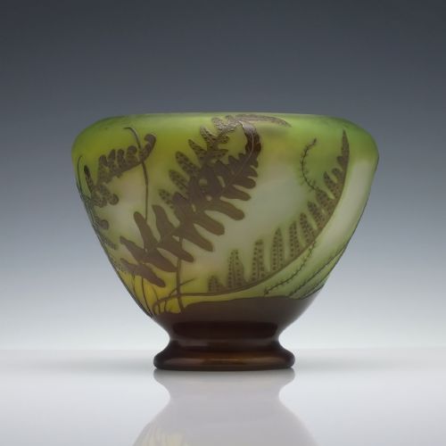 FRENCH GALLE CAMEO 'FOUGERES' VASE C1900 - ADDITIONAL PHOTO 1