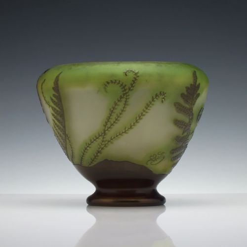 FRENCH GALLE CAMEO 'FOUGERES' VASE C1900 - ADDITIONAL PHOTO 2