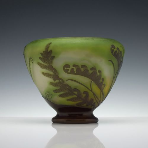 FRENCH GALLE CAMEO 'FOUGERES' VASE C1900 - ADDITIONAL PHOTO 3