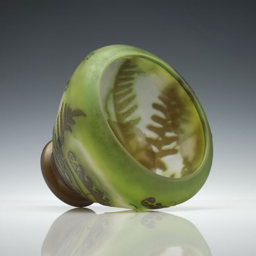 FRENCH GALLE CAMEO 'FOUGERES' VASE C1900 - ADDITIONAL PHOTO 4
