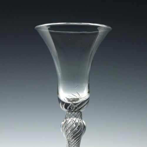 AN 18TH CENTURY AIR TWIST WINE GLASS C1750 - ADDITIONAL PHOTO 2