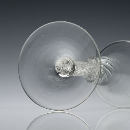 AN 18TH CENTURY AIR TWIST WINE GLASS C1750 - ADDITIONAL PHOTO 7