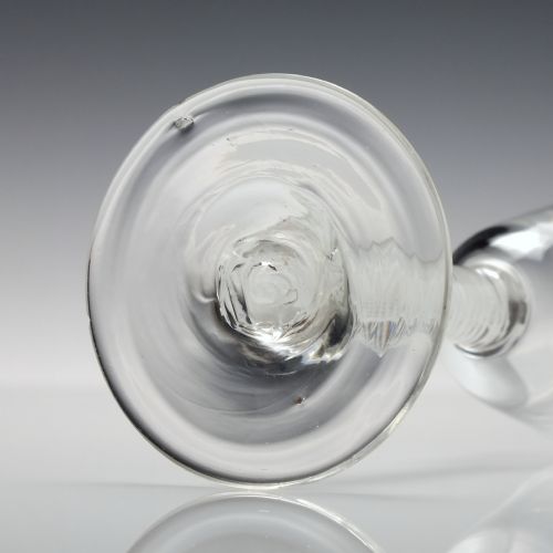 GEORGIAN OPAQUE TWIST GIN GLASS C1760 - ADDITIONAL PHOTO 5