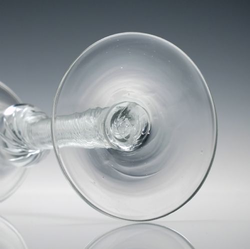 18TH CENTURY AIR TWIST WINE GLASS C1770 - ADDITIONAL PHOTO 6