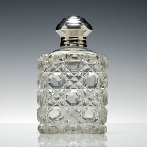 PAIR VICTORIAN GLASS PERFUME BOTTLES C1900 - ADDITIONAL PHOTO 2
