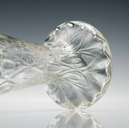PAIR ART NOUVEAU GLASS VASES C1890 - ADDITIONAL PHOTO 3