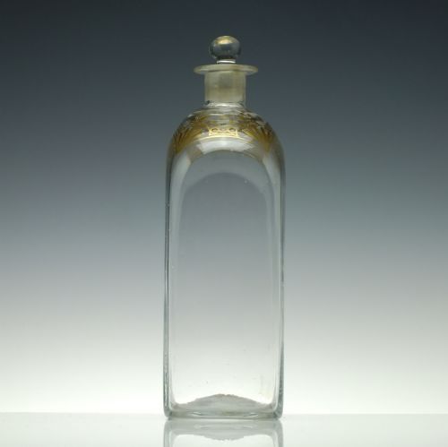 LARGE 18TH CENTURY DUTCH GILDED BOX DECANTER C1790 - ADDITIONAL PHOTO 1