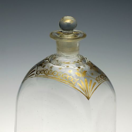 LARGE 18TH CENTURY DUTCH GILDED BOX DECANTER C1790 - ADDITIONAL PHOTO 2