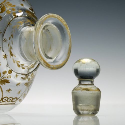 LARGE 18TH CENTURY DUTCH GILDED BOX DECANTER C1790 - ADDITIONAL PHOTO 5