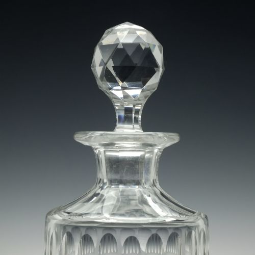 VICTORIAN ENGRAVED POLISHED BRANDY DECANTER C1870 - ADDITIONAL PHOTO 7