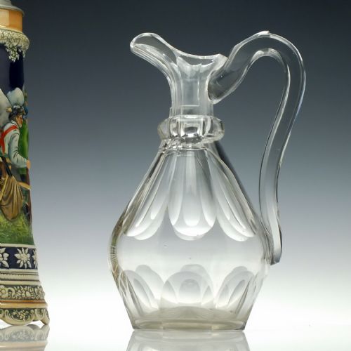 19TH CENTURY CUT GLASS CLARET JUG C1840 - ADDITIONAL PHOTO 1
