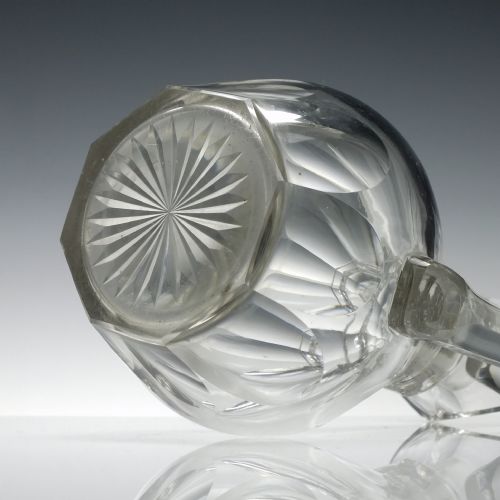 19TH CENTURY CUT GLASS CLARET JUG C1840 - ADDITIONAL PHOTO 4
