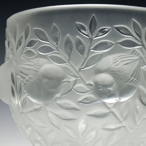 LALIQUE FRANCE 'ELIZABETH' VASE C1961 - ADDITIONAL PHOTO 3