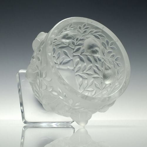 LALIQUE FRANCE 'ELIZABETH' VASE C1961 - ADDITIONAL PHOTO 4