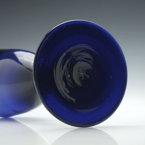 VERY RARE BLUE LAUENSTEIN WINE GLASS C1802 - ADDITIONAL PHOTO 4