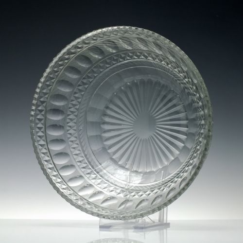 GEORGIAN IRISH CORK CUT GLASS SERVING BOWL C1830 - ADDITIONAL PHOTO 2