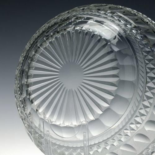 GEORGIAN IRISH CORK CUT GLASS SERVING BOWL C1830 - ADDITIONAL PHOTO 4